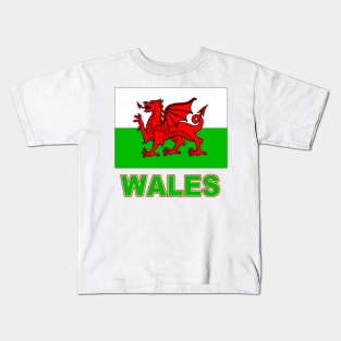 The Pride of Wales - Welsh Flag Design Kids T-Shirt